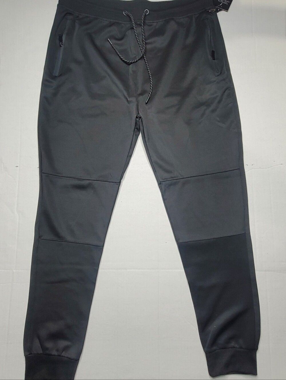 Encrypted Cargo Jogger Pants Mens 2X Black Zip Pockets Stretch NEW - Picture 3 of 13